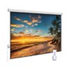 Electric Projector Screen 200cm by 200 cm With Remote